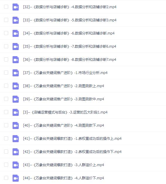 2025淘宝全套运营推广现场课程